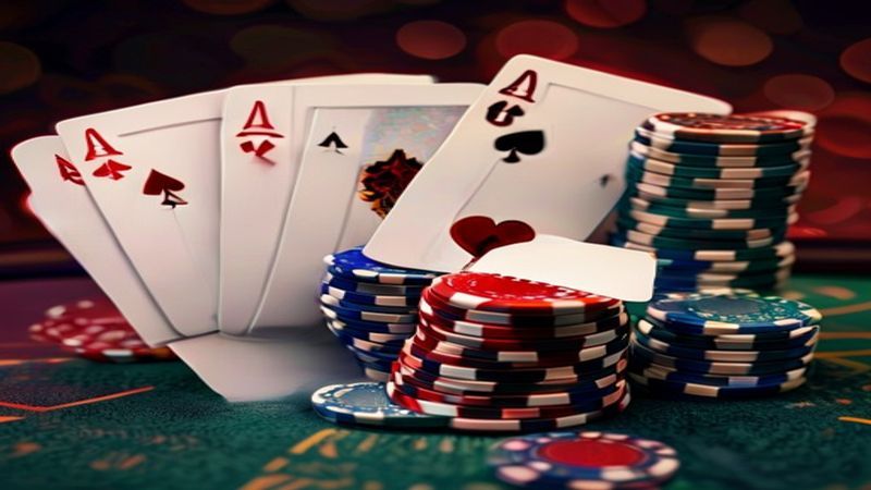 Minh họa thứ hạng bộ bài Poker Texas Hold'em